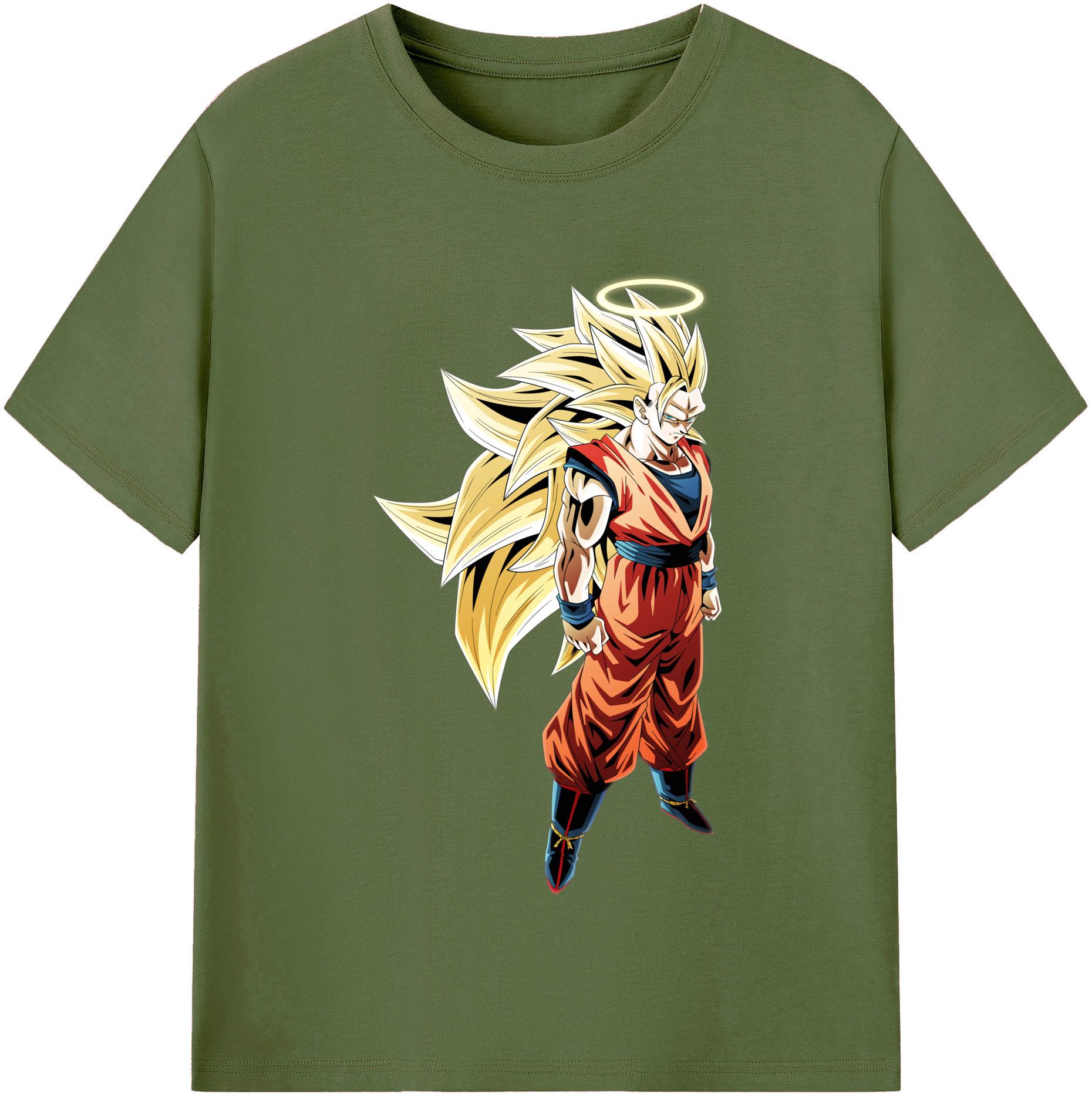 （画像用） ドラゴンボール 孫悟空（そん ごくう）Son Goku カカロット DRAGON BALL Kakarotto 綿100％半袖Tシャツ（フロントプリント）